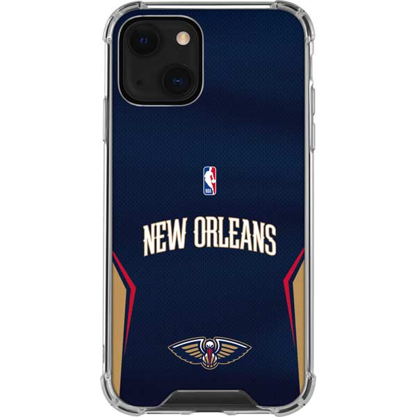 NBA New Orleans Pelicans Jersey iPhone 13 Clear Case