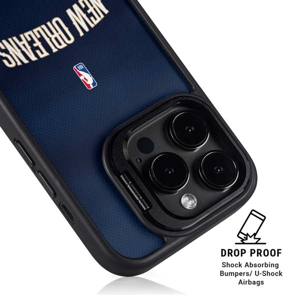 NBA New Orleans Pelicans Jersey iPhone 14 Pro Kickstand Case