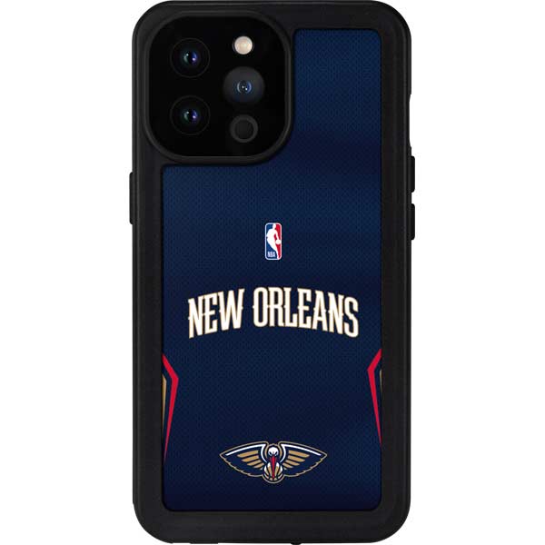 NBA New Orleans Pelicans Jersey iPhone 14 Pro Max Waterproof Case