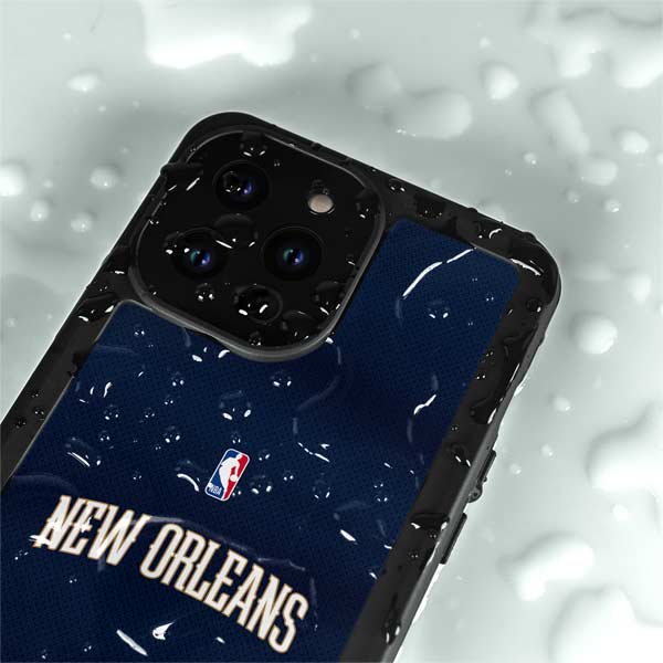NBA New Orleans Pelicans Jersey iPhone 14 Pro Max Waterproof Case