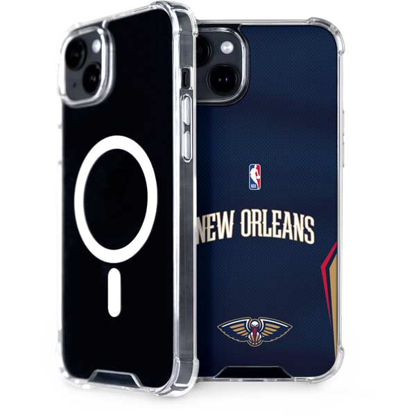 NBA New Orleans Pelicans Jersey iPhone 15 Plus MagSafe Case