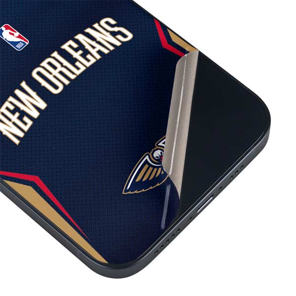 NBA New Orleans Pelicans Jersey iPhone 15 Plus Skin