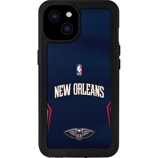 NBA New Orleans Pelicans Jersey iPhone 15 Plus Waterproof Case