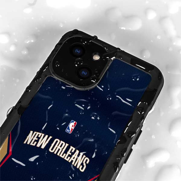 NBA New Orleans Pelicans Jersey iPhone 15 Plus Waterproof Case