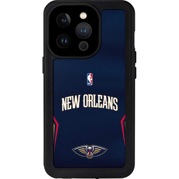 NBA New Orleans Pelicans Jersey iPhone 15 Pro Waterproof Case