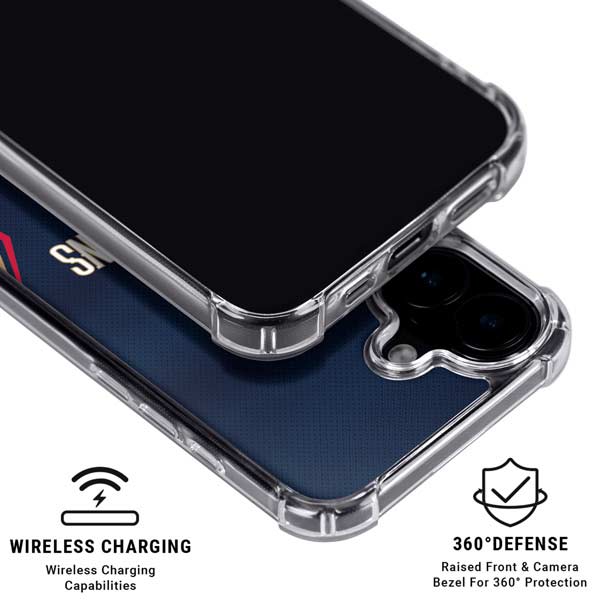 NBA New Orleans Pelicans Jersey iPhone 16 Clear Case