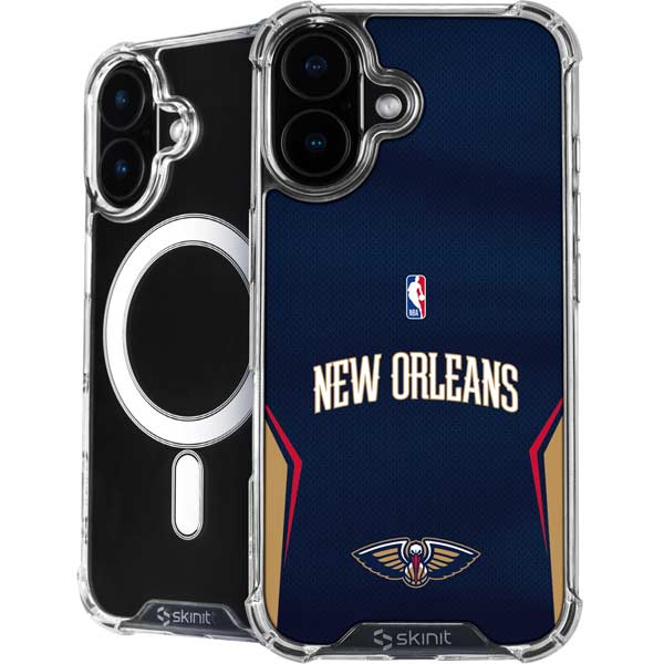 NBA New Orleans Pelicans Jersey iPhone 16 MagSafe Case