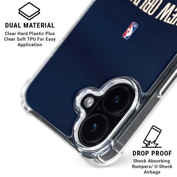 NBA New Orleans Pelicans Jersey iPhone 16 MagSafe Case