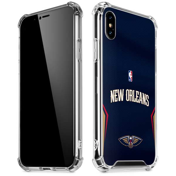 NBA New Orleans Pelicans Jersey iPhone X/XS Clear Case