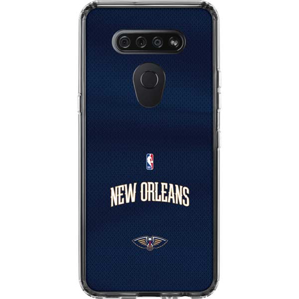 NBA New Orleans Pelicans Jersey LG K51/Q51 Clear Case