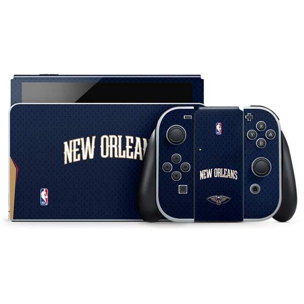 NBA New Orleans Pelicans Jersey Nintendo Switch OLED (2021) Skin