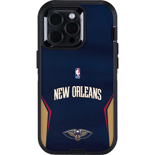 NBA New Orleans Pelicans Jersey Otterbox Defender iPhone Skin