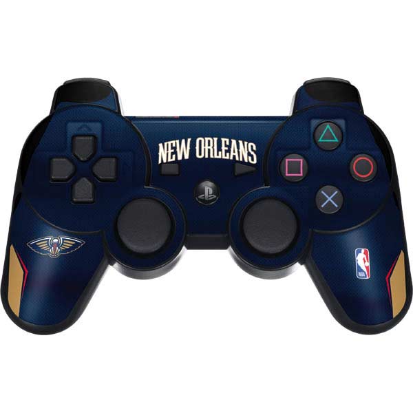 NBA New Orleans Pelicans Jersey PS3 Dual Shock wireless controller Skin