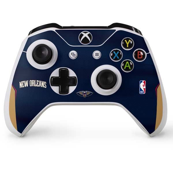 NBA New Orleans Pelicans Jersey Xbox One S Controller Skin