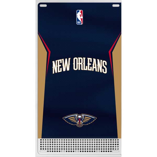 NBA New Orleans Pelicans Jersey Xbox Series S Console Skin