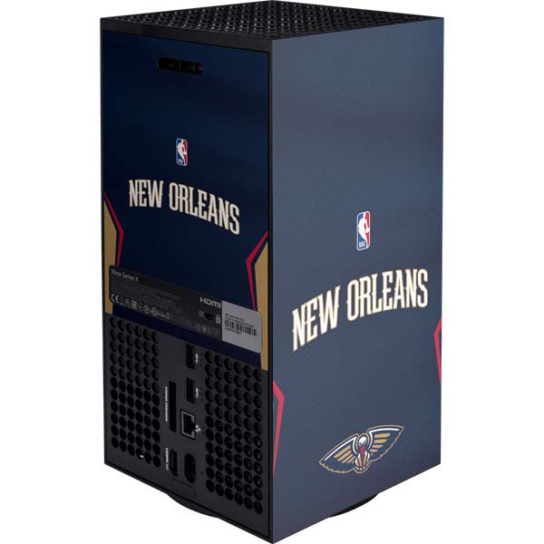 NBA New Orleans Pelicans Jersey XBox Series X Digital Edition Console Skin