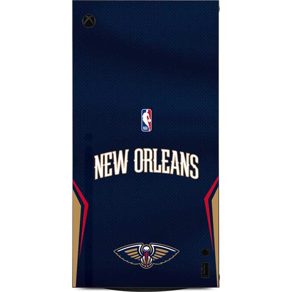 NBA New Orleans Pelicans Jersey XBox Series X Digital Edition Console Skin