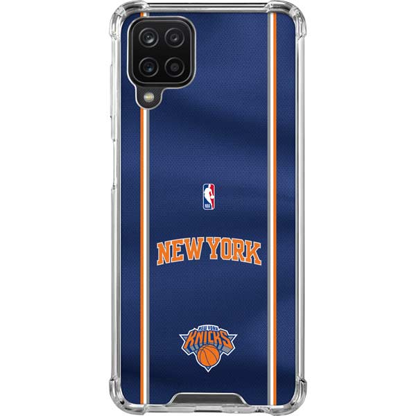 NBA New York Knicks Jersey Galaxy A12 Clear Case
