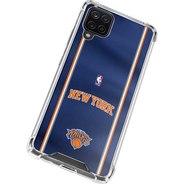NBA New York Knicks Jersey Galaxy A12 Clear Case
