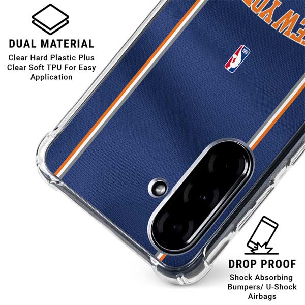 NBA New York Knicks Jersey Galaxy A36 5G Clear Case
