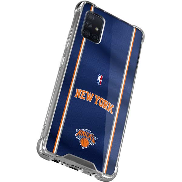 NBA New York Knicks Jersey Galaxy A71 5G Clear Case