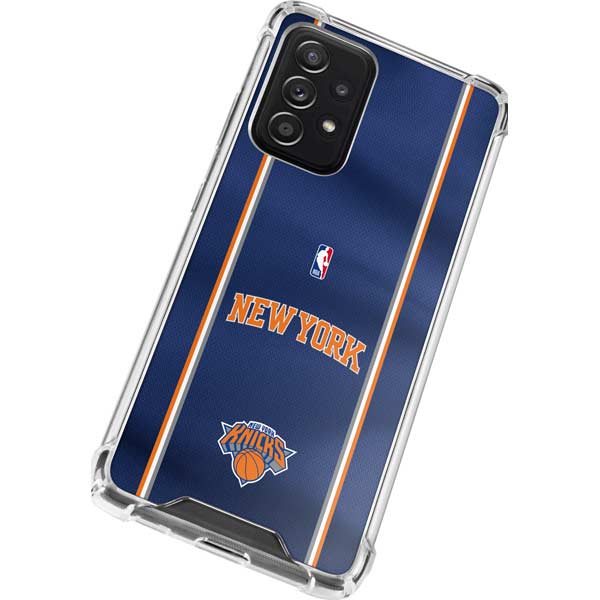 NBA New York Knicks Jersey Galaxy A72 5G Clear Case
