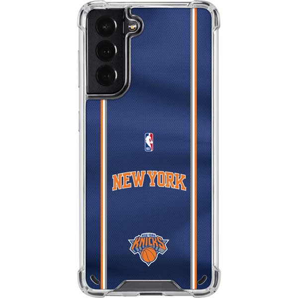 NBA New York Knicks Jersey Galaxy S21 5G Clear Case
