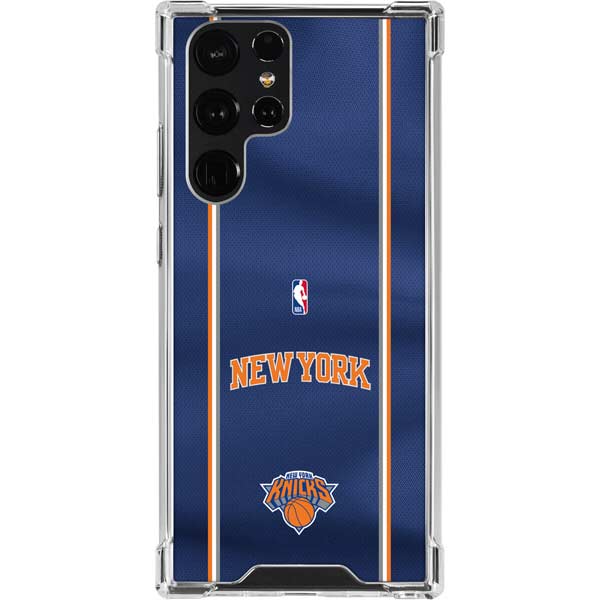 NBA New York Knicks Jersey Galaxy S22 Ultra Clear Case