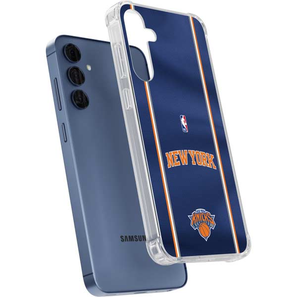 NBA New York Knicks Jersey Galaxy S24 Clear Case