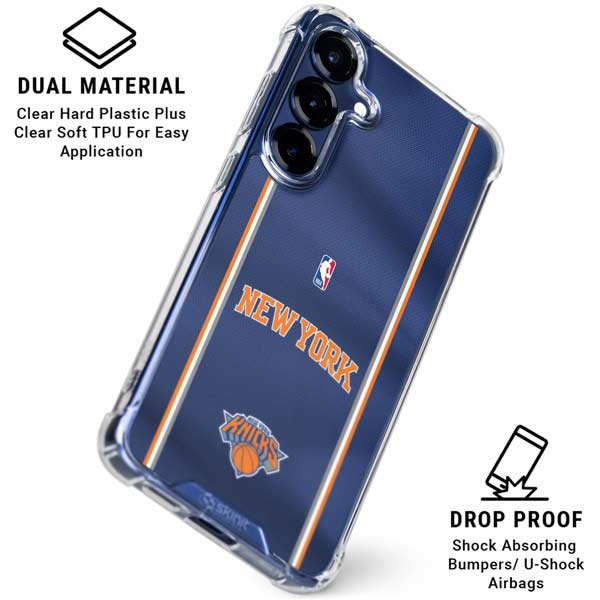 NBA New York Knicks Jersey Galaxy S25 Plus Clear Case