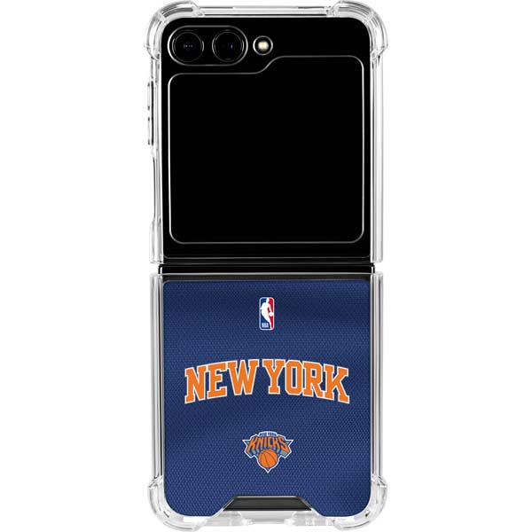 NBA New York Knicks Jersey Galaxy Z Flip5 5G Clear Case