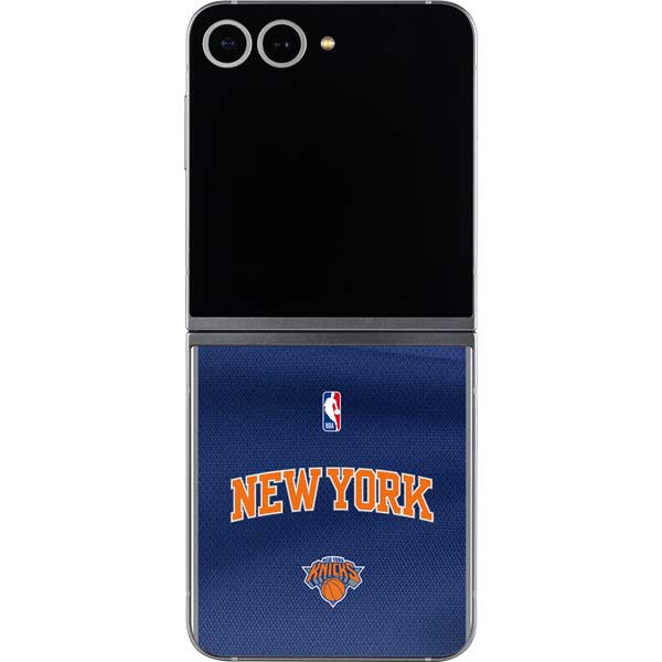 NBA New York Knicks Jersey Galaxy Z Flip6 Skin