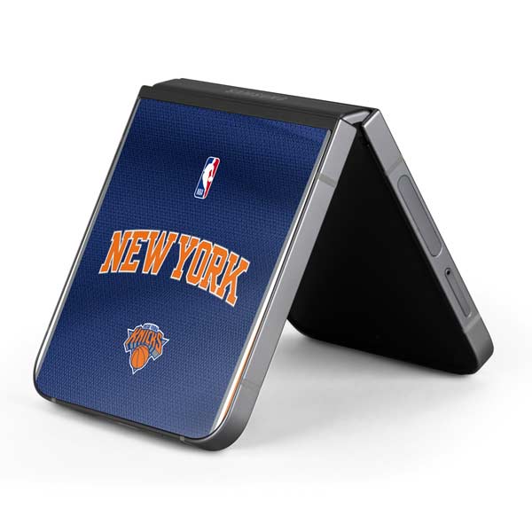 NBA New York Knicks Jersey Galaxy Z Flip6 Skin