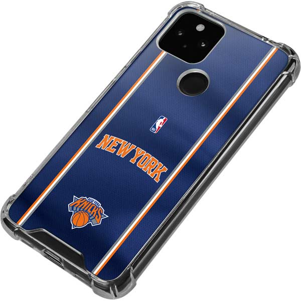 NBA New York Knicks Jersey Google Pixel 5a 5G Clear Case