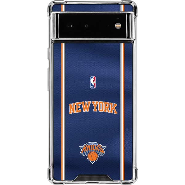 NBA New York Knicks Jersey Google Pixel 6 Clear Case