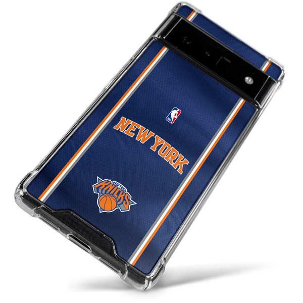NBA New York Knicks Jersey Google Pixel 6 Clear Case