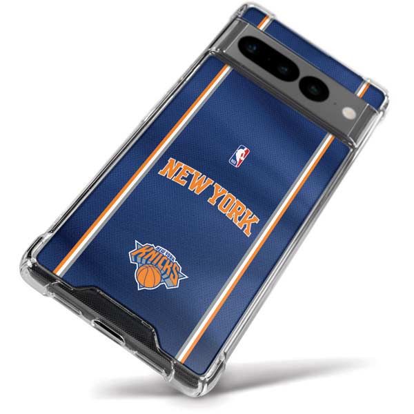NBA New York Knicks Jersey Google Pixel 7 Pro Clear Case