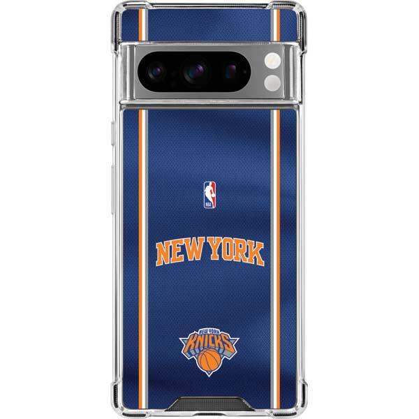 NBA New York Knicks Jersey Google Pixel 8 Pro Clear Case