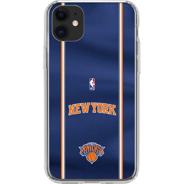 NBA New York Knicks Jersey iPhone 11 Clear Case