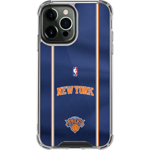 NBA New York Knicks Jersey iPhone 14 Pro Max Clear Case