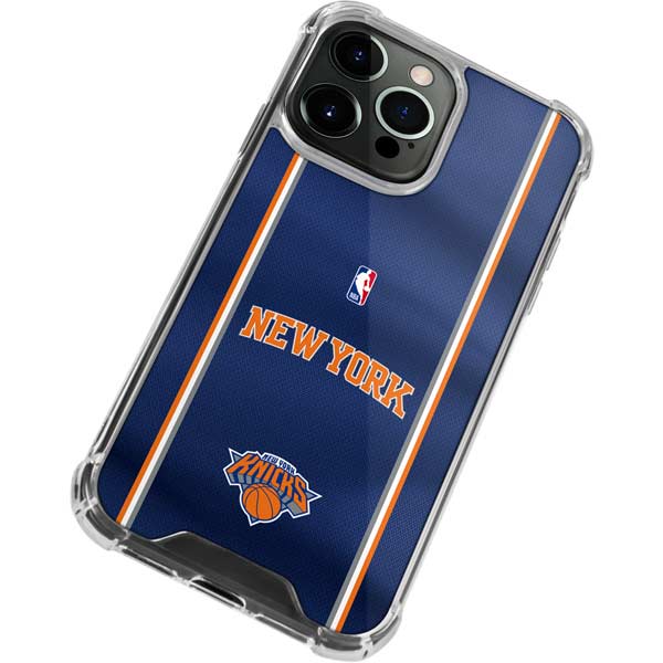 NBA New York Knicks Jersey iPhone 14 Pro Max Clear Case
