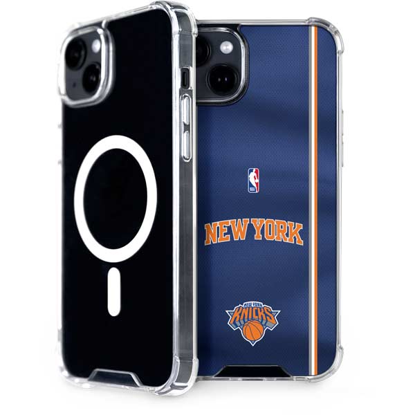 NBA New York Knicks Jersey iPhone 15 Plus MagSafe Case
