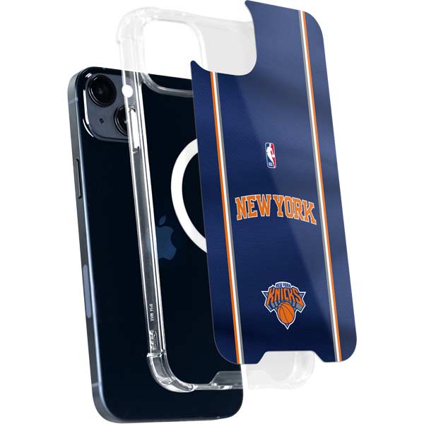 NBA New York Knicks Jersey iPhone 15 Plus MagSafe Case