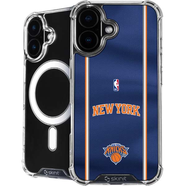 NBA New York Knicks Jersey iPhone 16 MagSafe Case