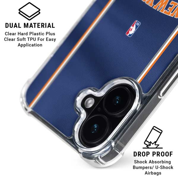 NBA New York Knicks Jersey iPhone 16 MagSafe Case