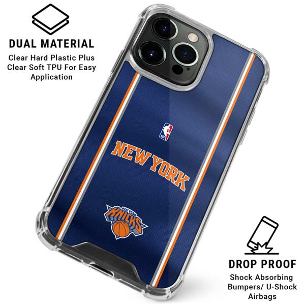 NBA New York Knicks Jersey iPhone 16 Pro Clear Case