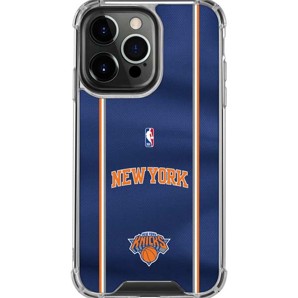 NBA New York Knicks Jersey iPhone 16 Pro Max Clear Case