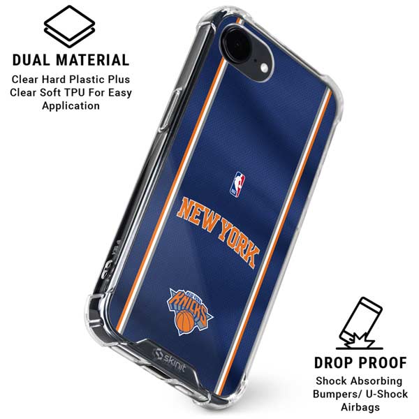 NBA New York Knicks Jersey iPhone 16e Clear Case
