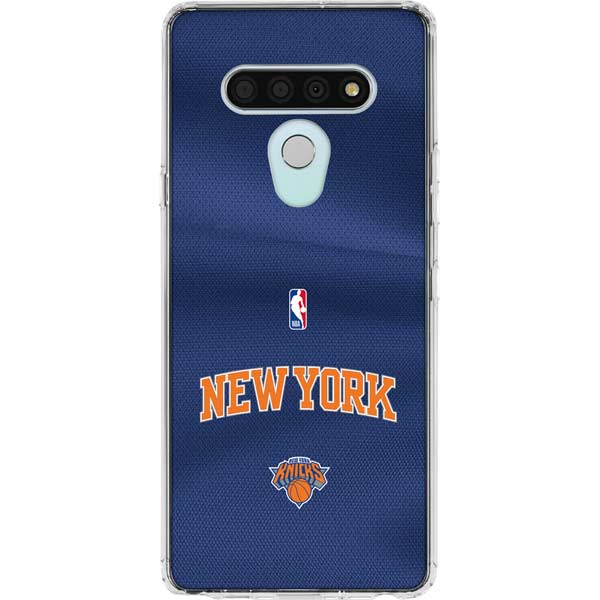 NBA New York Knicks Jersey LG Stylo 6 Clear Case