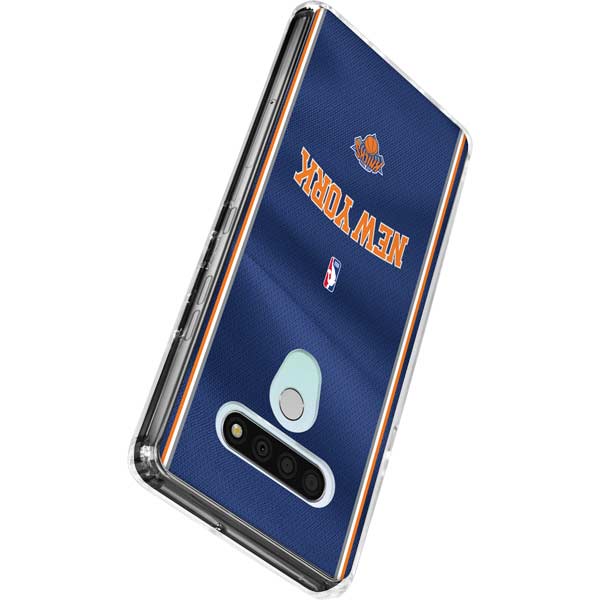 NBA New York Knicks Jersey LG Stylo 6 Clear Case